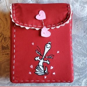 Pottery Barn Valentine Snoopy Peanuts Mailbox Chairbacker